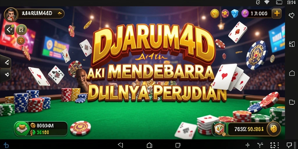 Screenshot menunjukkan aksi mendebarkan dalam gameplay DJARUM4D.