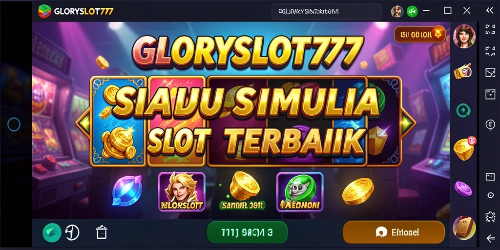 Tampilan gameplay slot yang menarik dan interaktif di GLORYSLOT777.