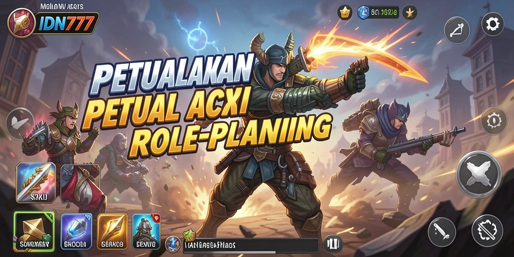 Tampilan gameplay ARPG yang seru dan menarik di IDN777.