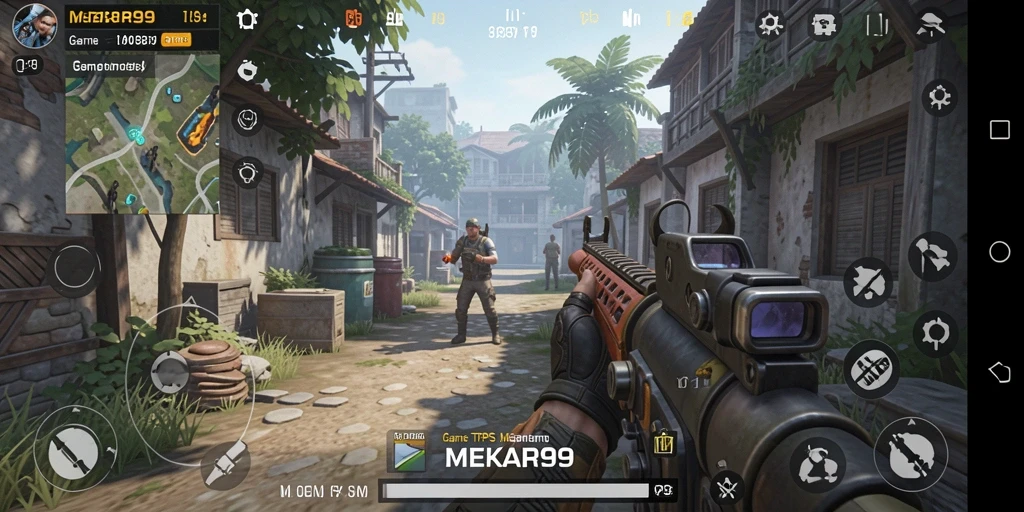 Gameplay menegangkan dan seru di MEKAR99.