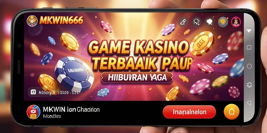 Tampilan gameplay MKWIN666 yang menarik dan seru dalam permainan Kasino.