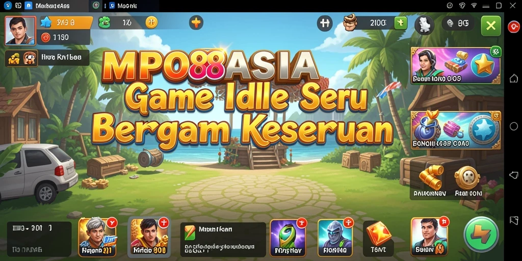 Screenshot menampilkan gameplay menarik MPO88ASIA dengan karakter yang beraksi.