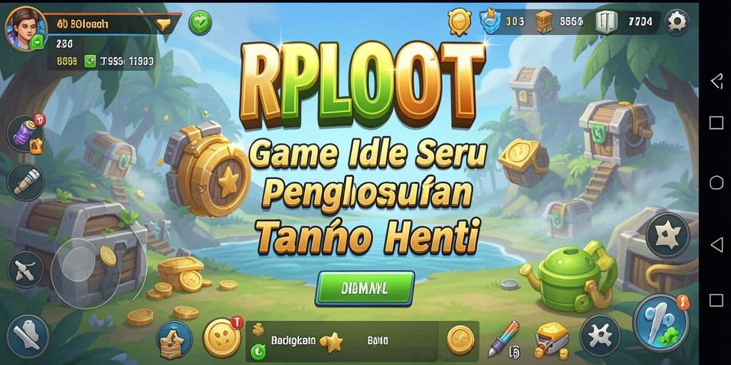 Tampilan menarik dari gameplay RPLOOT yang asyik dan menyenangkan.